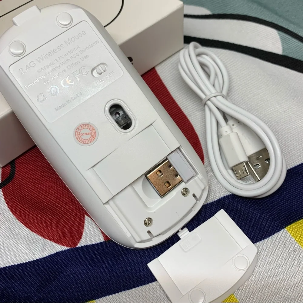 Rose Gold Bluetooth Wireless Charger Computer Mouse